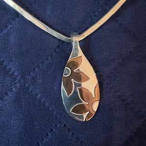 Retired James Avery Copper Flower Charm